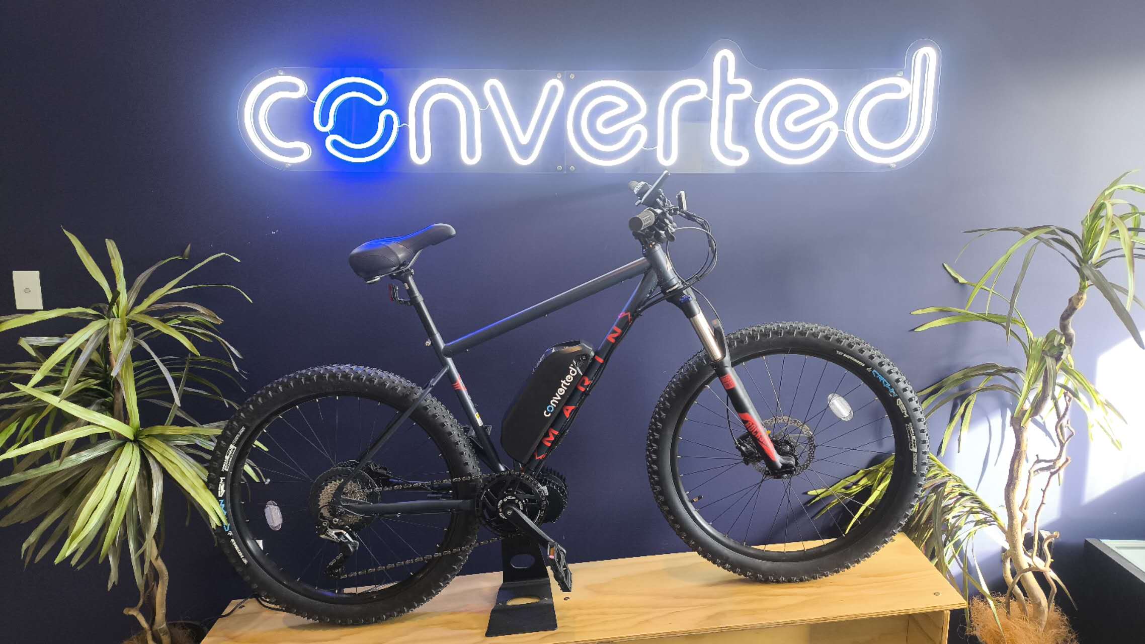 2019 Marin Pine Mountain 1 electric bike conversion