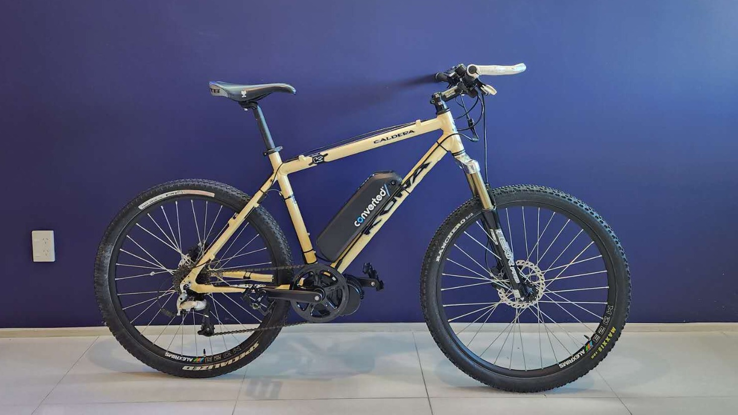 2005 Kona Caldera M electric bike conversion