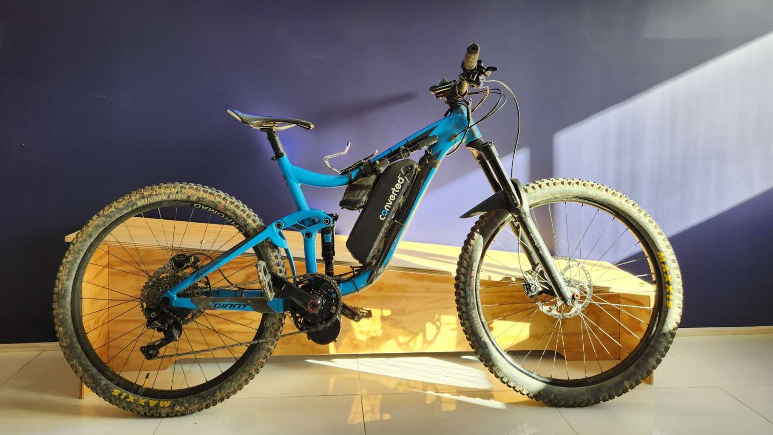 2018 Giant Reign electric bike conversion